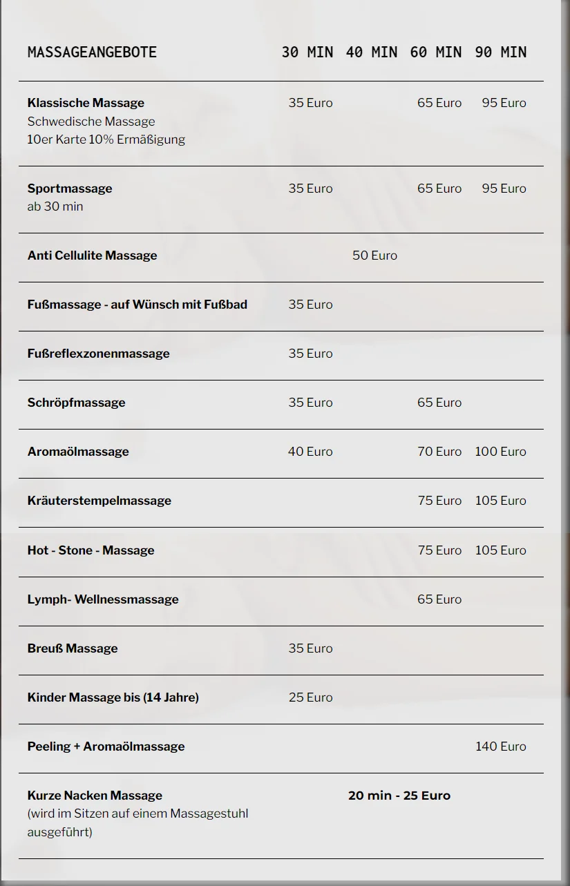 Unsere Preise